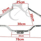 Barra de choque para Harley Heritage Softail Classic FLSTC Fat Boy FLSTF 2000-2017; S FLSTFBS Slim S FLSS '16-17; CVO Softail Deluxe FLSTNSE '14-15; FLST 2006 cromado