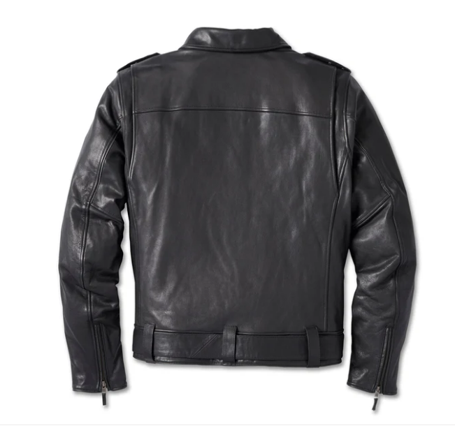 Men's 120th Anniversary Cycle Champ Leather Biker Jacket