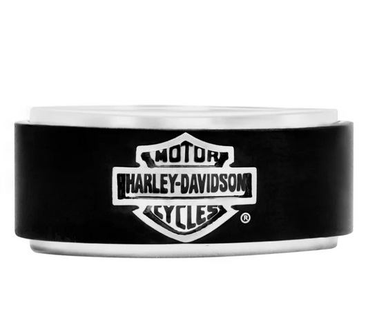 Anillo de acero negro para hombre