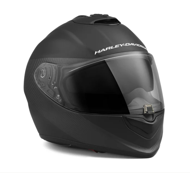 H-D Brawler Carbon Fiber X09 Casco integral con protección solar