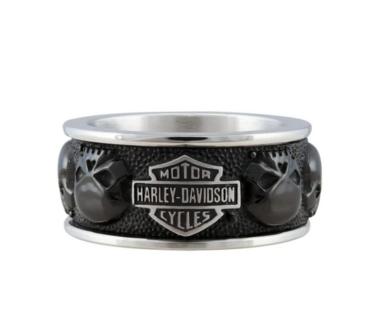 Anillo de hombre con múltiples calaveras