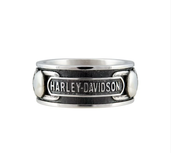 Anillo de calavera y cadena para hombre