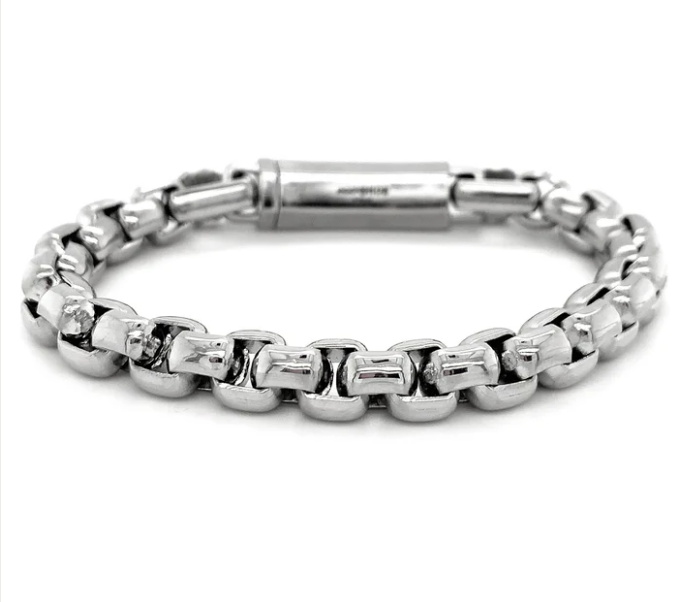Pulsera de calavera y cadena para hombre