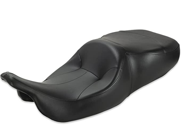 Asientos de motocicleta Rider Pillion Asiento de pasajero para Harley Electra Glide FLHT '97-'07, Road Glide FLTR 1998 1999 2000 2001 2002 2003 2004 2005 2006 2007 [Asiento de conductor y pasajero de una pieza]