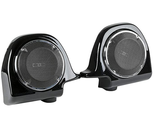 Parrilla de 6.5 pulgadas con carenado inferior ventilado para Harley Davidson Road King, Street Glide, Electra Glide 1988-2013