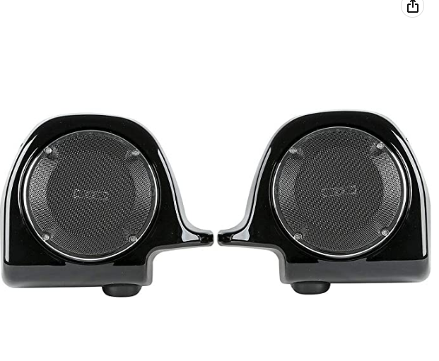 Parrilla de 6.5 pulgadas con carenado inferior ventilado para Harley Davidson Road King, Street Glide, Electra Glide 1988-2013