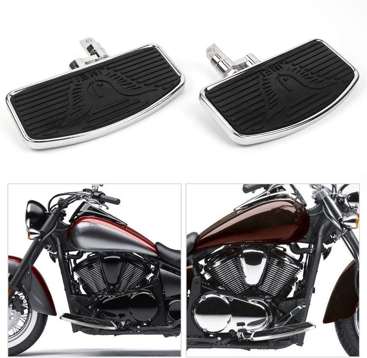 Pedales de estribo delantero o trasero, ajuste para Harley Sportster 883 1200 Wide Glide Low Rider