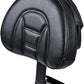 Respaldo ajustable de 10 5/8 x 8 1/4 pulgadas compatible con Harley Heritage Softail Fatboy 07-17