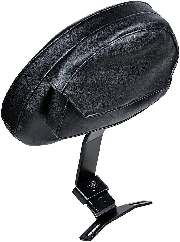 Respaldo ajustable de 10 5/8 x 8 1/4 pulgadas compatible con Harley Heritage Softail Fatboy 07-17