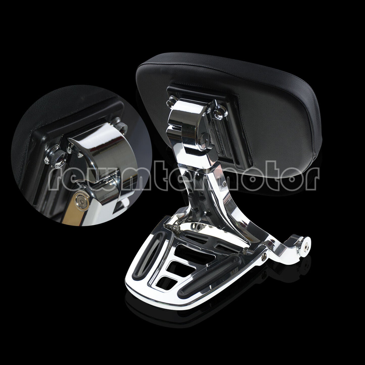 Respaldo ajustable para conductor y pasajero apto para Harley Touring Road King 09-13