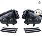 Compatible con Harley Sportster XL883 XL1200 Negro PU Cuero Solo Swing Arm Saddlebag y Pannier Storage (Izquierda y Derecha)