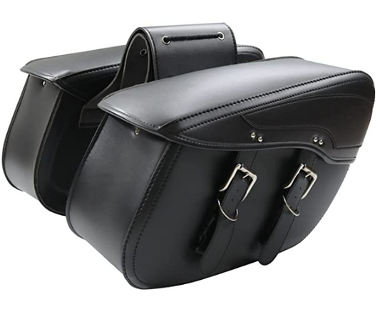 Alforjas, bolsas de herramientas laterales universales de 34 L, alforjas de motocicleta para Sportster Street Glide Electra Glide Touring Model