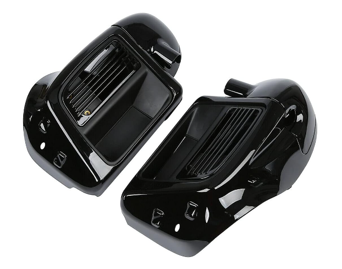 Barra de choque de protección para motor de carretera, carenado de pierna con ventilación inferior, ajuste refrigerado por agua para Harley Touring Road King Road Glide Street Glide 2014-2022