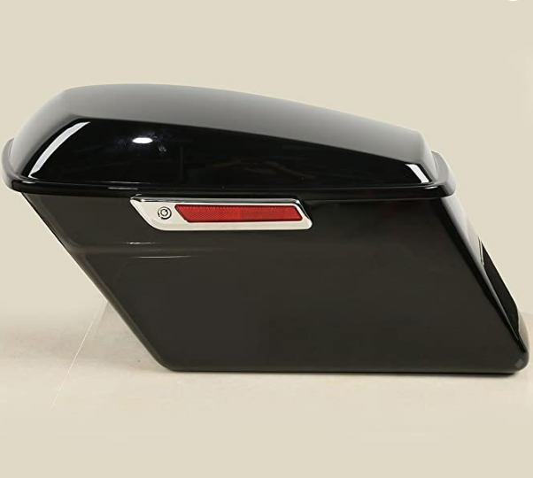 Alforjas duras Vivid Blac para Harley Davidson Touring FLT, FLHT, FLHTCU, FLHRC, Road King, Road Glide, Street Glide, Electra Glide, Ultra-Classic 2014 y posteriores
