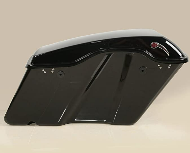 Alforjas duras Vivid Blac para Harley Davidson Touring FLT, FLHT, FLHTCU, FLHRC, Road King, Road Glide, Street Glide, Electra Glide, Ultra-Classic 2014 y posteriores