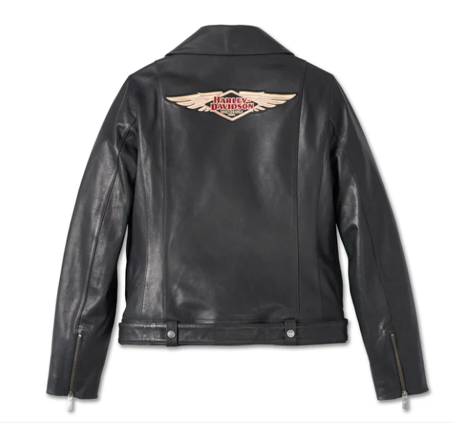 Women's 120th Anniversary D-Pocket Biker Leather Jacket