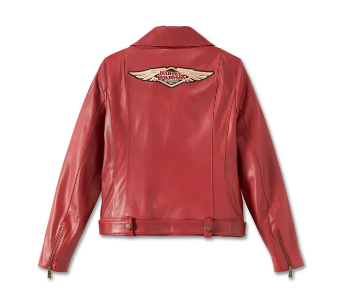 Women's 120th Anniversary D-Pocket Biker Leather Jacket