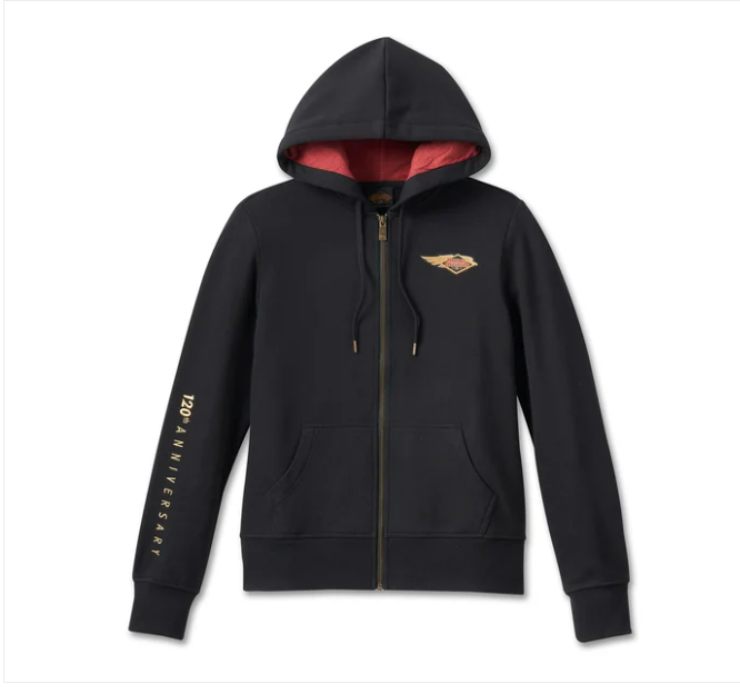 Women's 120th Anniversary Special Zip Front Hoodie