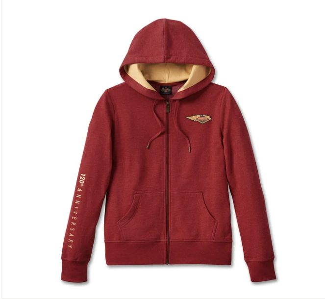 Women's 120th Anniversary Special Zip Front Hoodie
