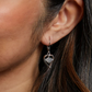 Pendientes de mujer Bar & Shield Heart Level back