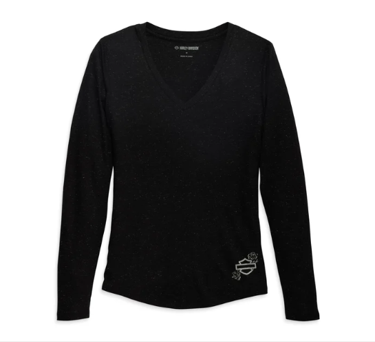 Women's Bonded Fashion Long Sleeve Knit Top