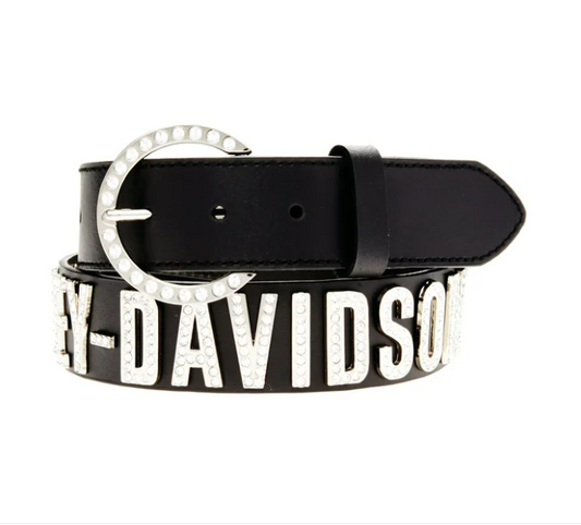 Women's Crystal Font Belt