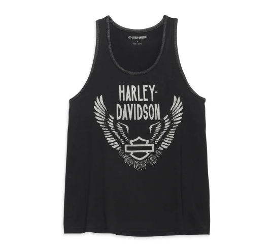 Women's Gathering Roses Fashion Tank