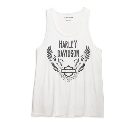 Women's Gathering Roses Fashion Tank