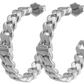 Pendientes de aro Harley-Davidson Bar Curb Link para mujer