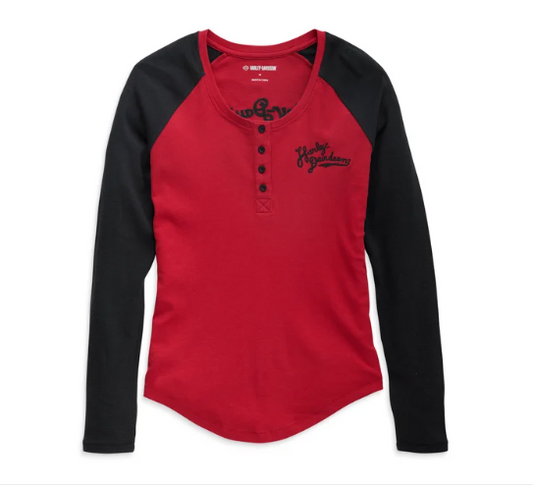 Women's Timeless Silver Wing Henley
