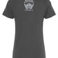 Harley-Davidson Women's Vibes Foiled Crew-Neck Short Sleeve T-Shirt - Gray (L), Harley Davidson