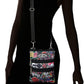 Harley-Davidson Women's X-Body Crossbody Sling Purse, Tattoo Print 99616-TAT, Harley Davidson