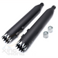 BK Slash Slip-On Silenciador Tubo de escape 2 "entrada 4" Corona para Harley Touring 95-16