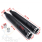 BK Slash Slip-On Silenciador Tubo de escape 2 "entrada 4" Corona para Harley Touring 95-16