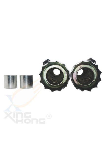BK Slash Slip-On Silenciador Tubo de escape 2 "entrada 4" Corona para Harley Touring 95-16