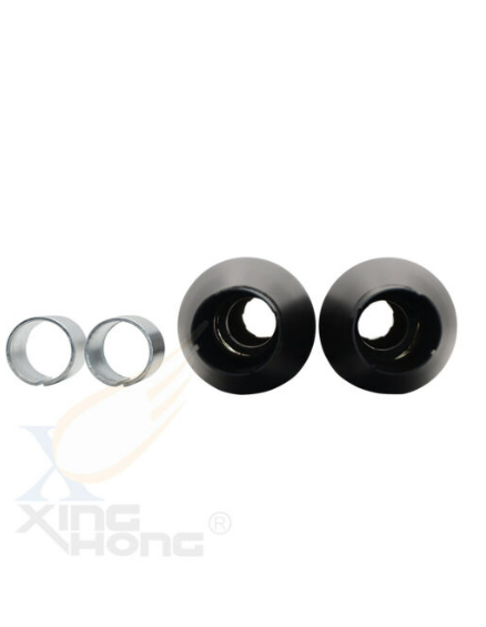 BK Slash Slip-On Silenciador Tubo de escape 2 "entrada 4" Corona para Harley Touring 95-16