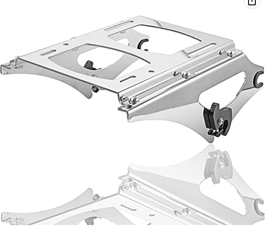 Tour Pack Pak portaequipajes de montaje desmontable y kit de hardware de acoplamiento compatible con Harley 2009-2013 Touring Road King Electra Road Street Glide